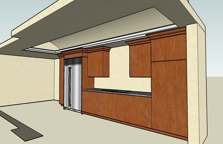 Kitchen Ceiling Concept Rendering